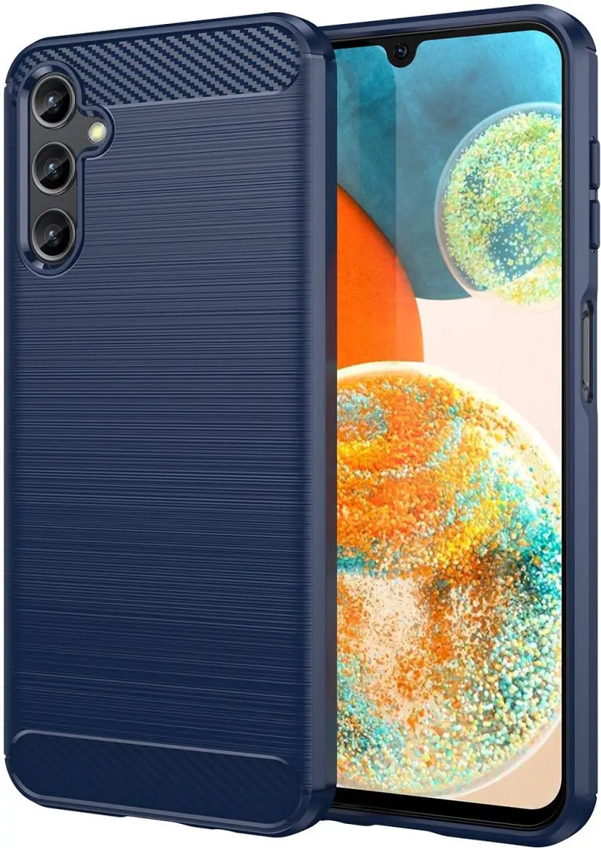 Selected Hoesje Blauw voor Samsung Galaxy A14