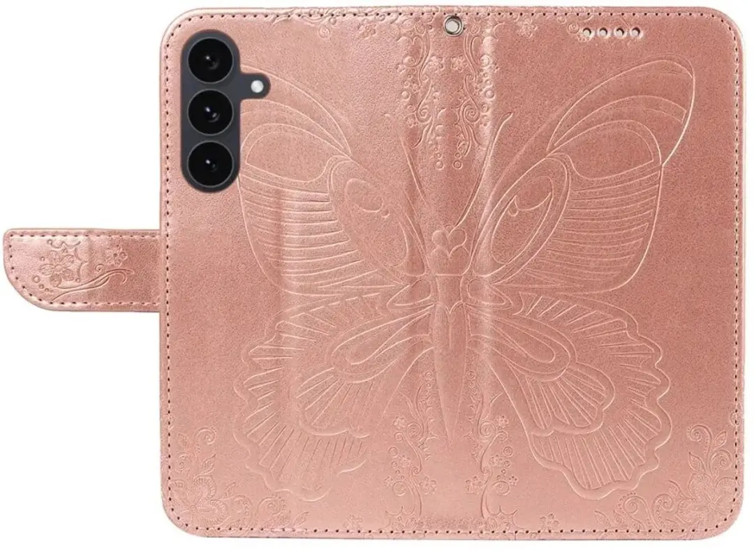 Selected Hoesje Samsung Galaxy S25 FE Wallet Book - Roze Goud