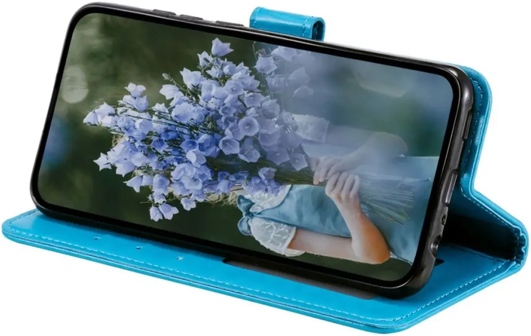 Selected Mandala Book Case Samsung Galaxy A56 - Hoesje Blauw