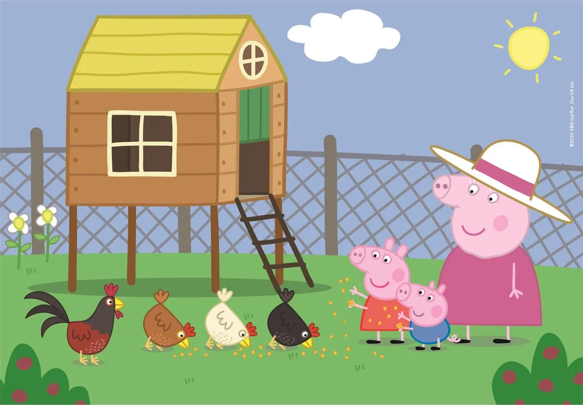 Clementoni Peppa Pig Legpuzzel 60 Stuks - Multicolor