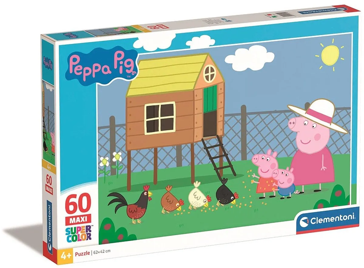 Clementoni Peppa Pig Legpuzzel 60 Stuks