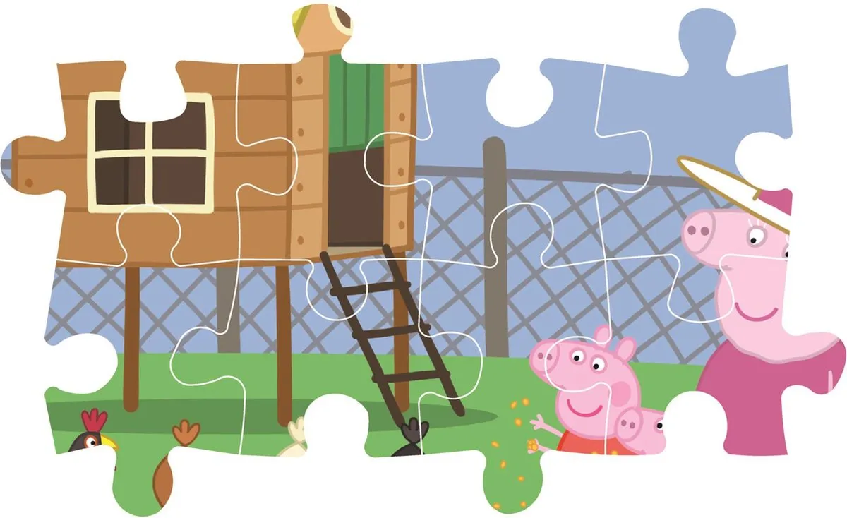 Clementoni Peppa Pig Legpuzzel 60 Stuks - Multicolor