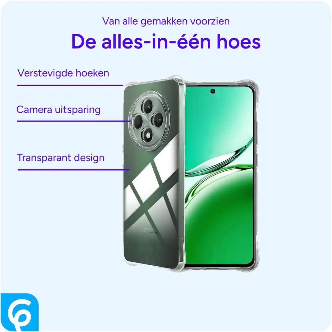 Selected Transparant Hoesje Oppo Reno 12 F - Shockbestendig