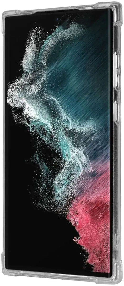 Selected Transparant TPU Hoesje Samsung Galaxy S22 Ultra - Pasjeshouder