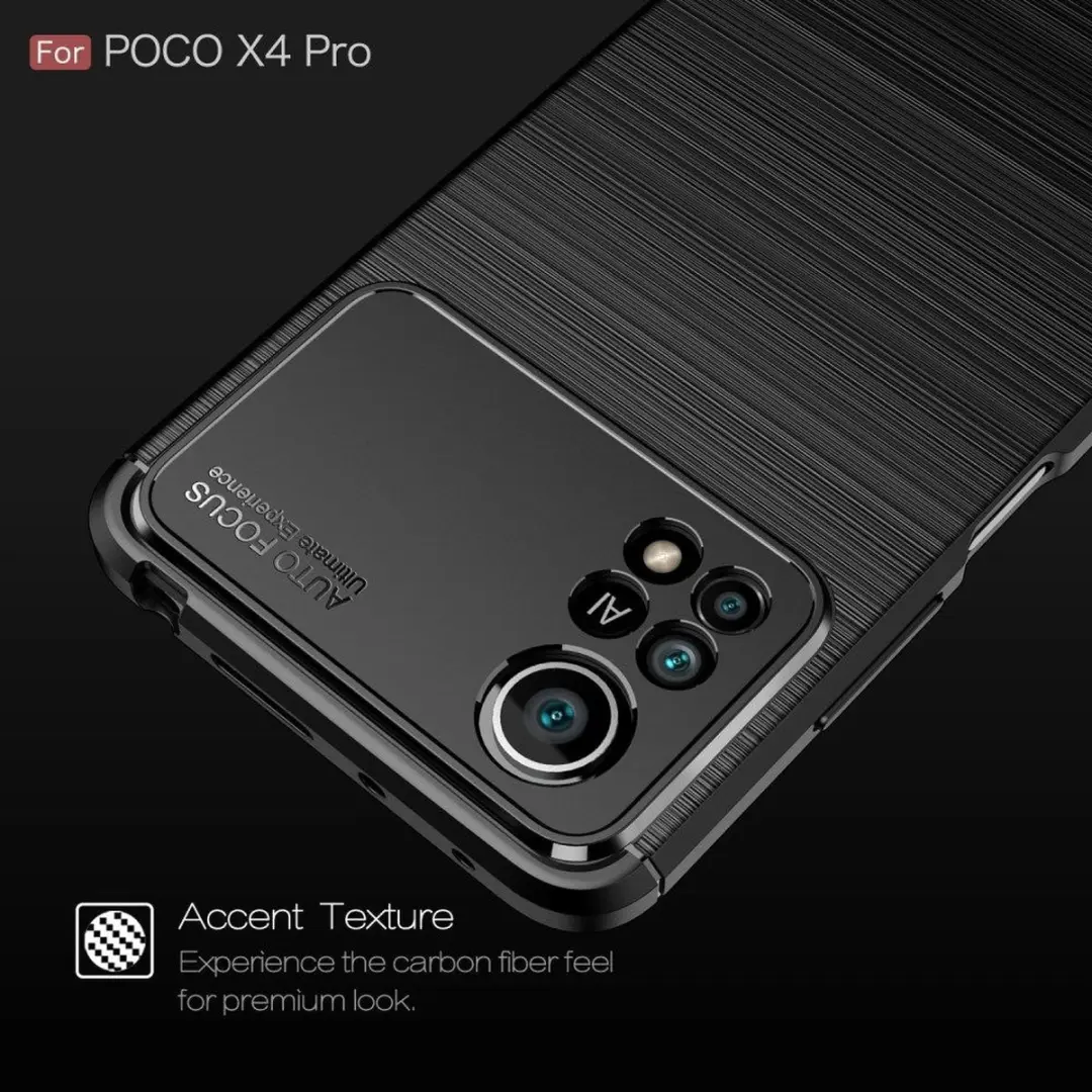 Selected TPU Hoesje Xiaomi Poco X4 Pro - Blauw