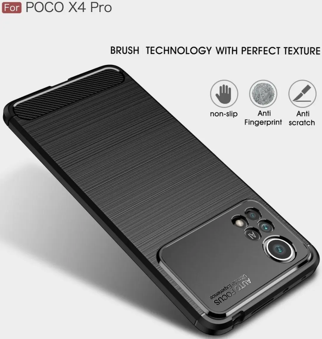 Selected TPU Hoesje Xiaomi Poco X4 Pro - Blauw