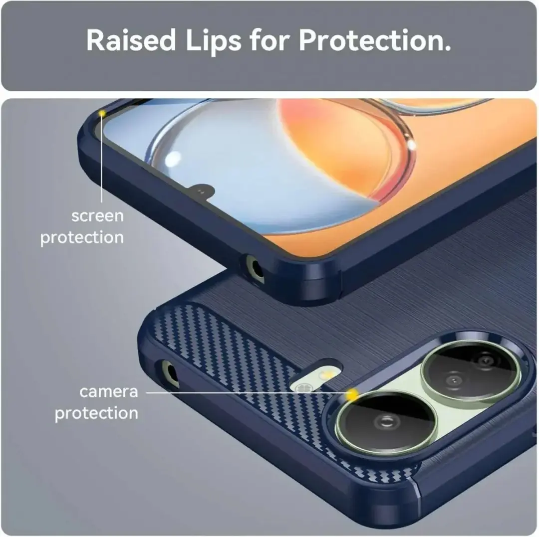 Selected TPU Hoesje Xiaomi Poco C65 - Blauw