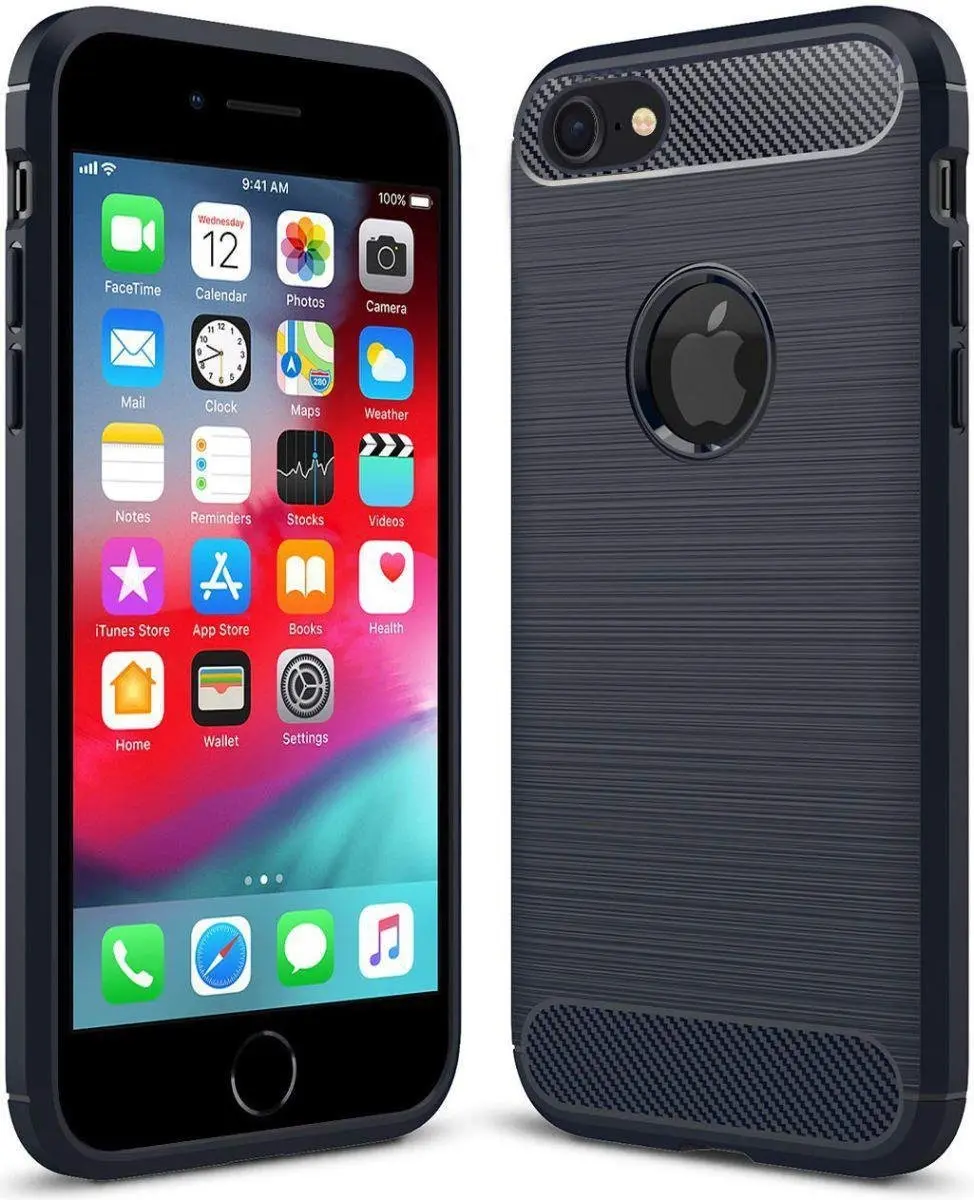 Selected Geborsteld TPU Hoesje iPhone 6/6S