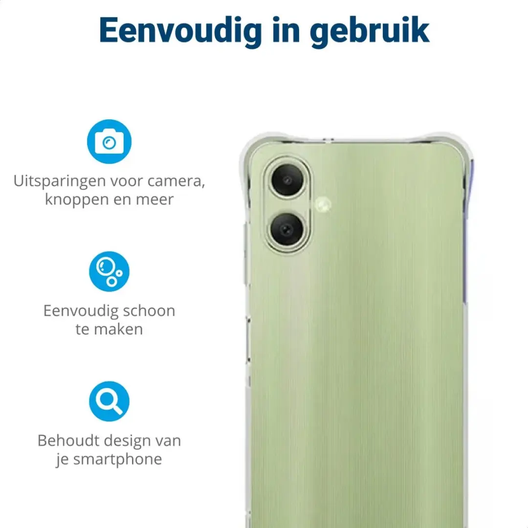 Selected Transparant Hoesje Samsung Galaxy A06 - Schokbestendig