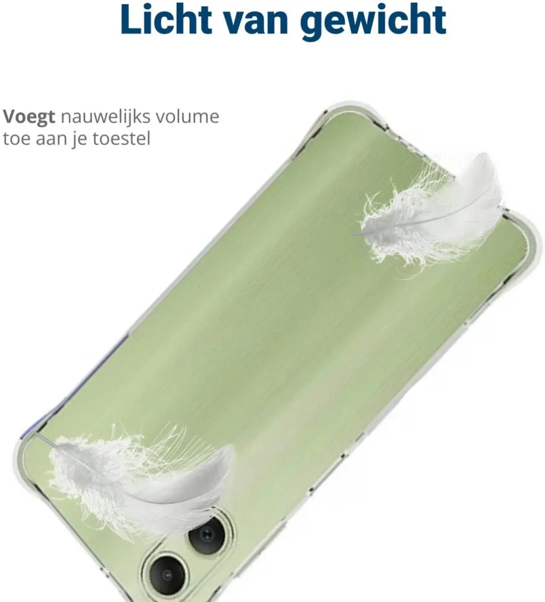 Selected Transparant Hoesje Samsung Galaxy A06 - Schokbestendig