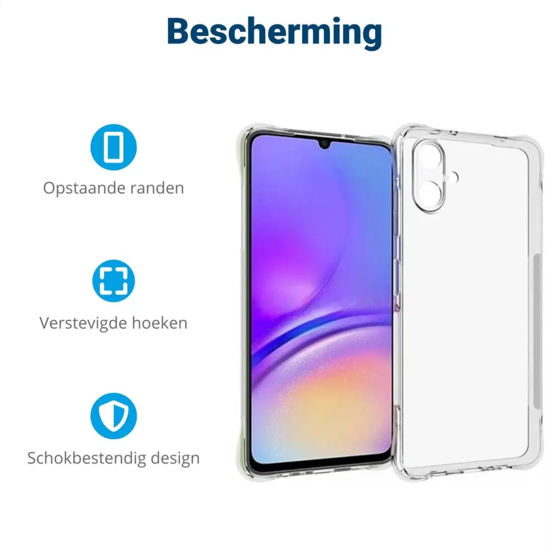 Selected Transparant Hoesje Samsung Galaxy A06 - Schokbestendig - afbeelding 6 van 6