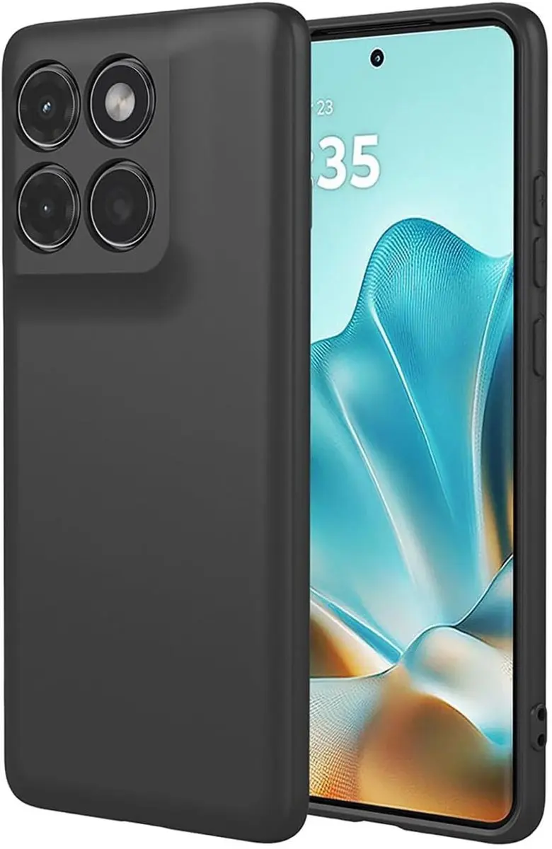 Selected Zwart Dun TPU Hoesje Motorola Edge 60