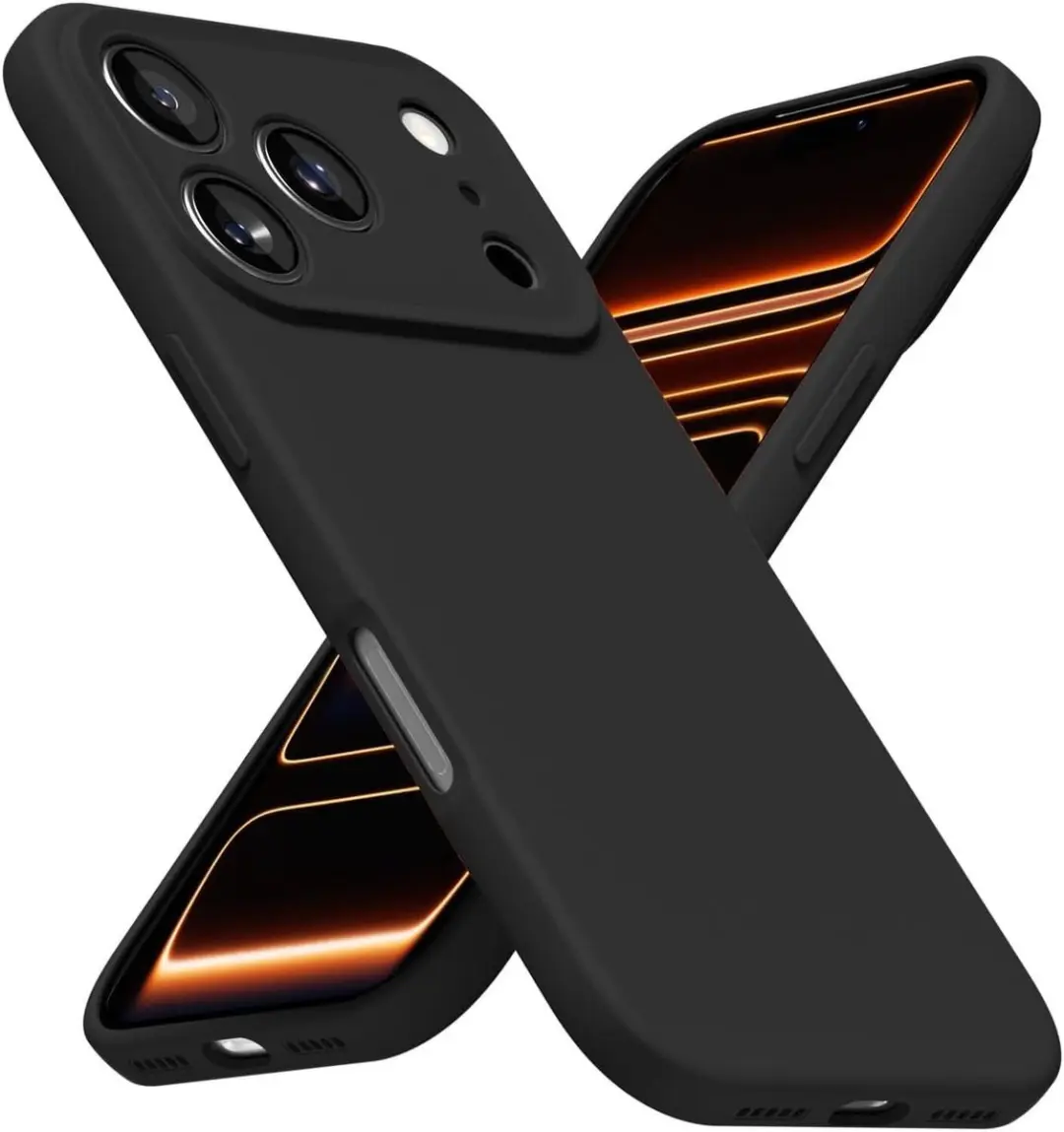 Selected Zwart Dun TPU Hoesje iPhone 17 Pro