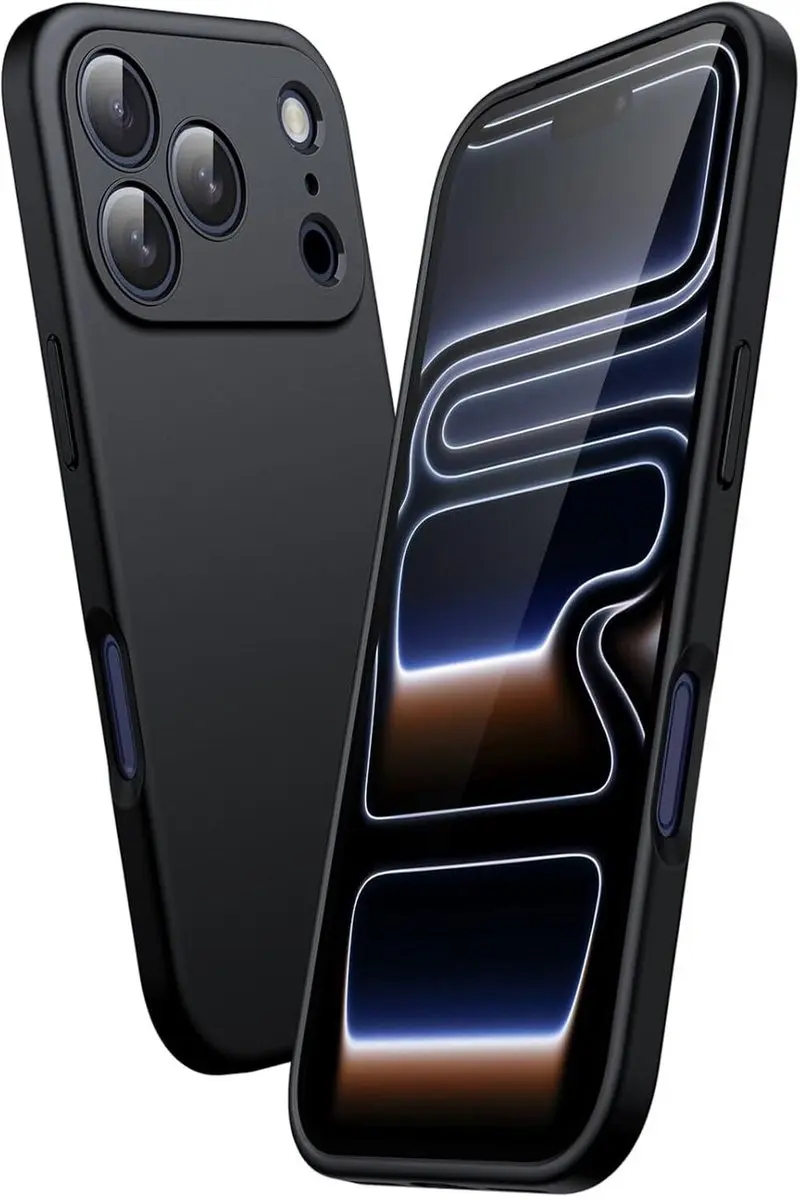 Selected Zwart Dun TPU Hoesje iPhone 17 Pro