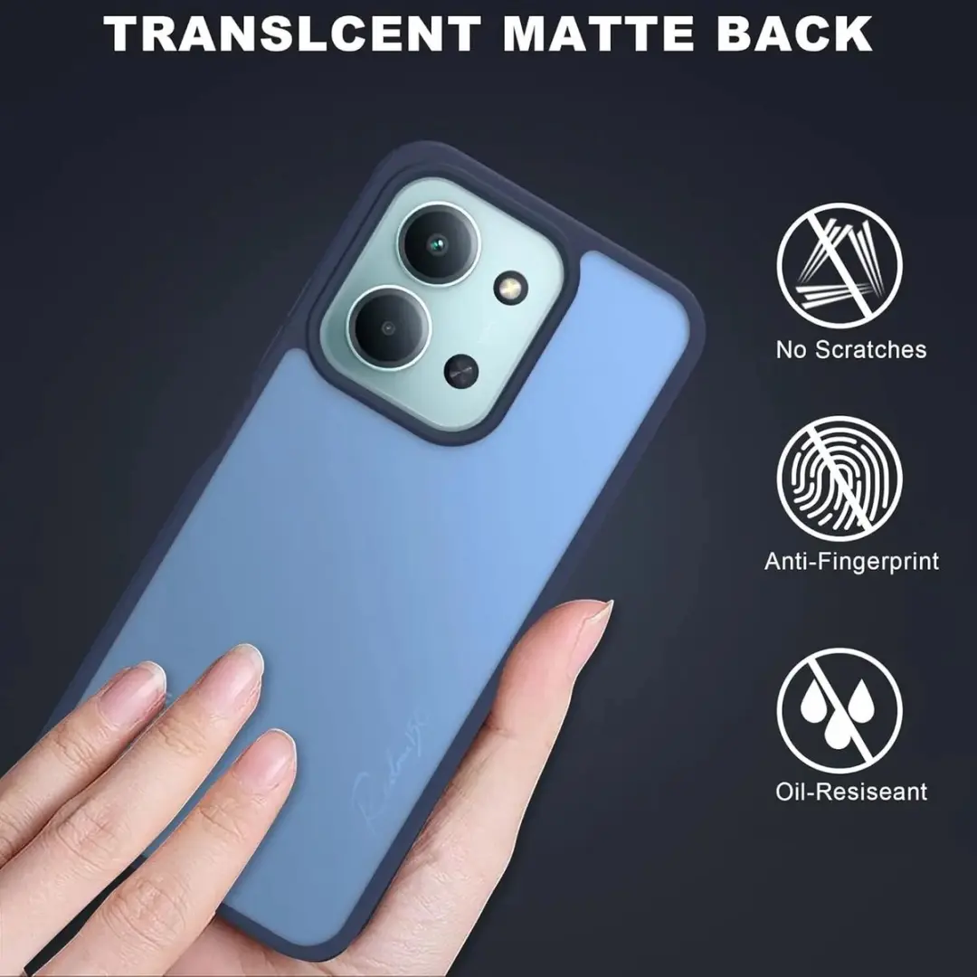 Selected Hoesje Xiaomi Redmi 15C - Matte Blauw