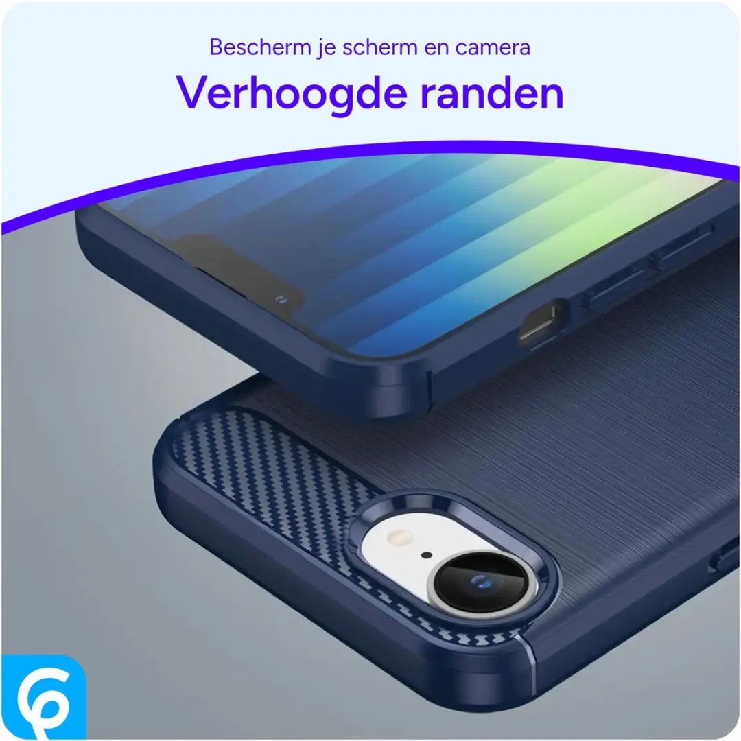 Selected TPU Hoesje Apple iPhone 16/17 - Blauw - afbeelding 6 van 6
