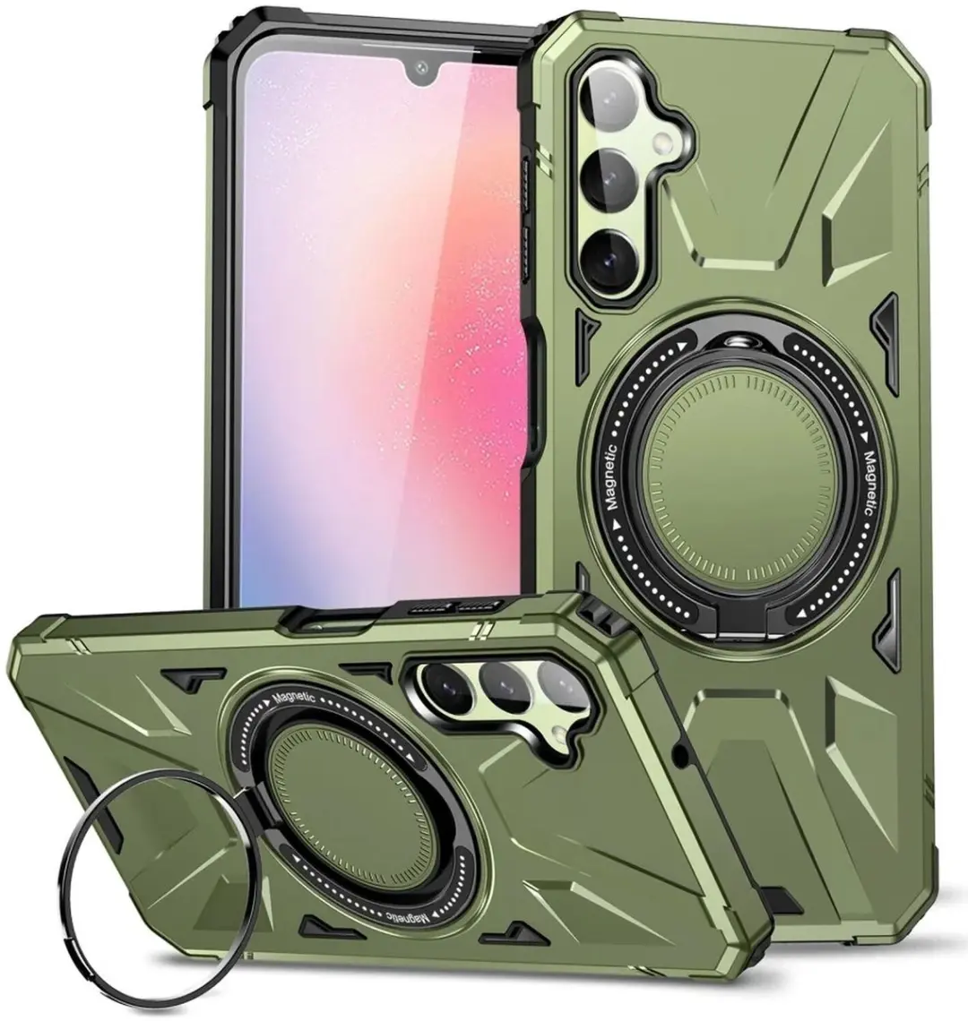 Selected Hoesje Samsung Galaxy A55 MagSafe Groen