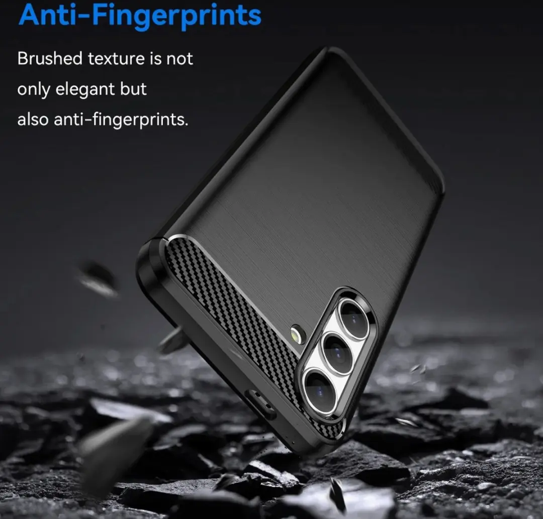 Selected TPU Hoesje Samsung Galaxy S24 - Zwart