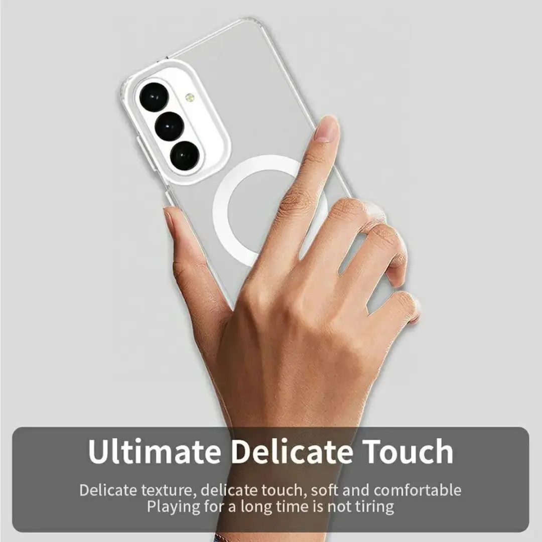 Selected MagSafe Backcover Hoesje Samsung Galaxy S26 Plus - Zilver/Transparant - afbeelding 6 van 6
