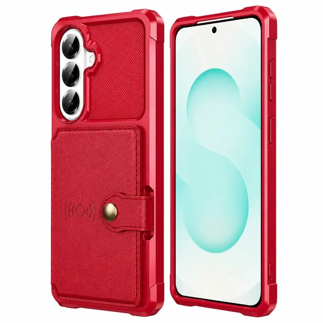 Selected Portemonnee Hoesje Samsung Galaxy A57 - 4 Pasjes - Rood - afbeelding 6 van 6