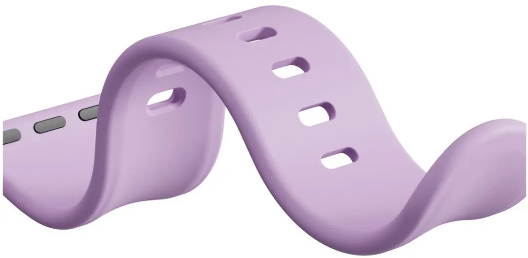 Selected SBG Siliconen Bandje Apple Watch 11 42mm - Paars