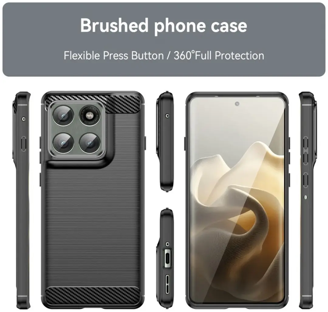 Selected TPU Hoesje Motorola Edge 60 Pro - Zwart