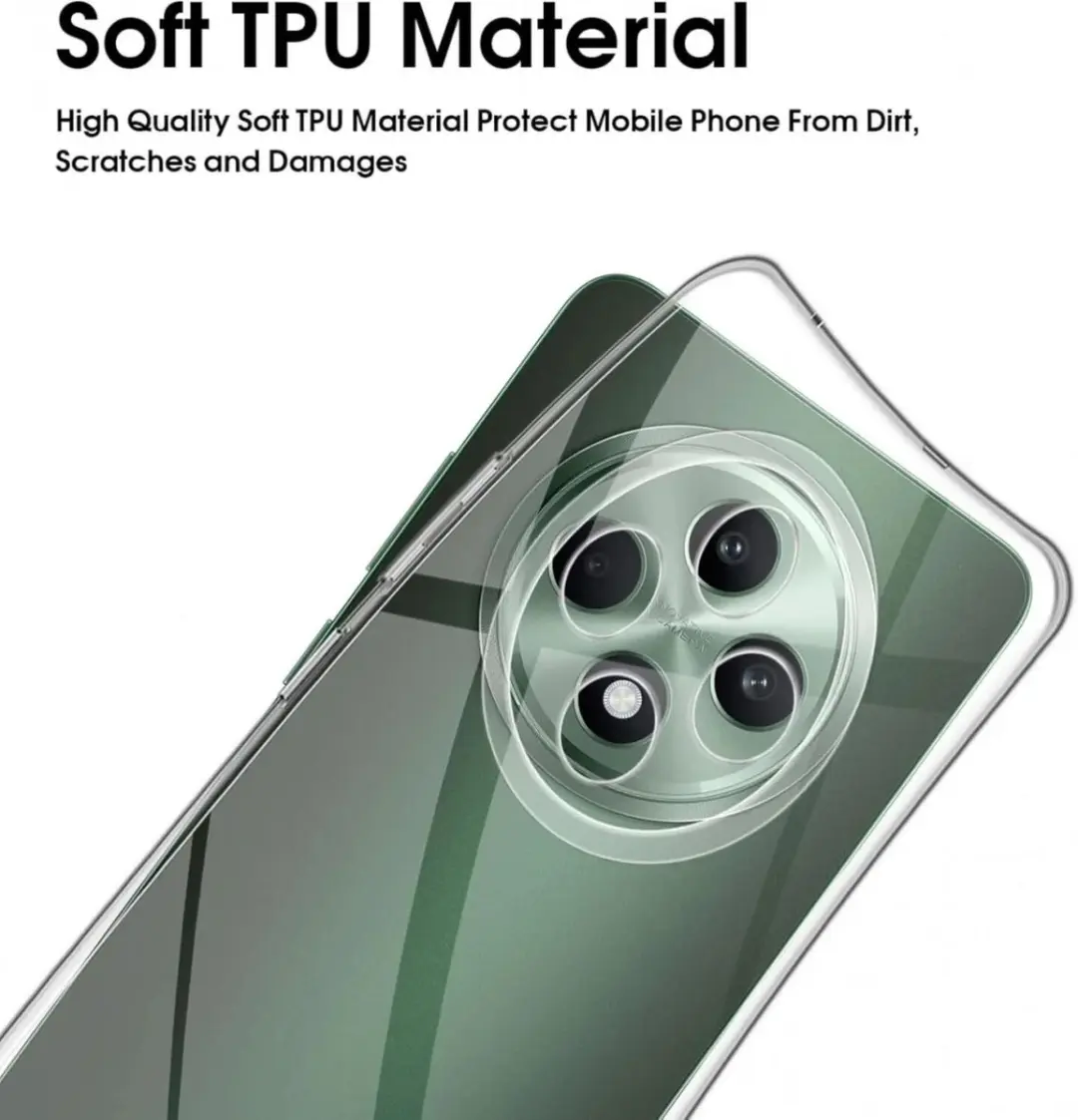 Selected Transparant TPU Hoesje Oppo Reno 12 F