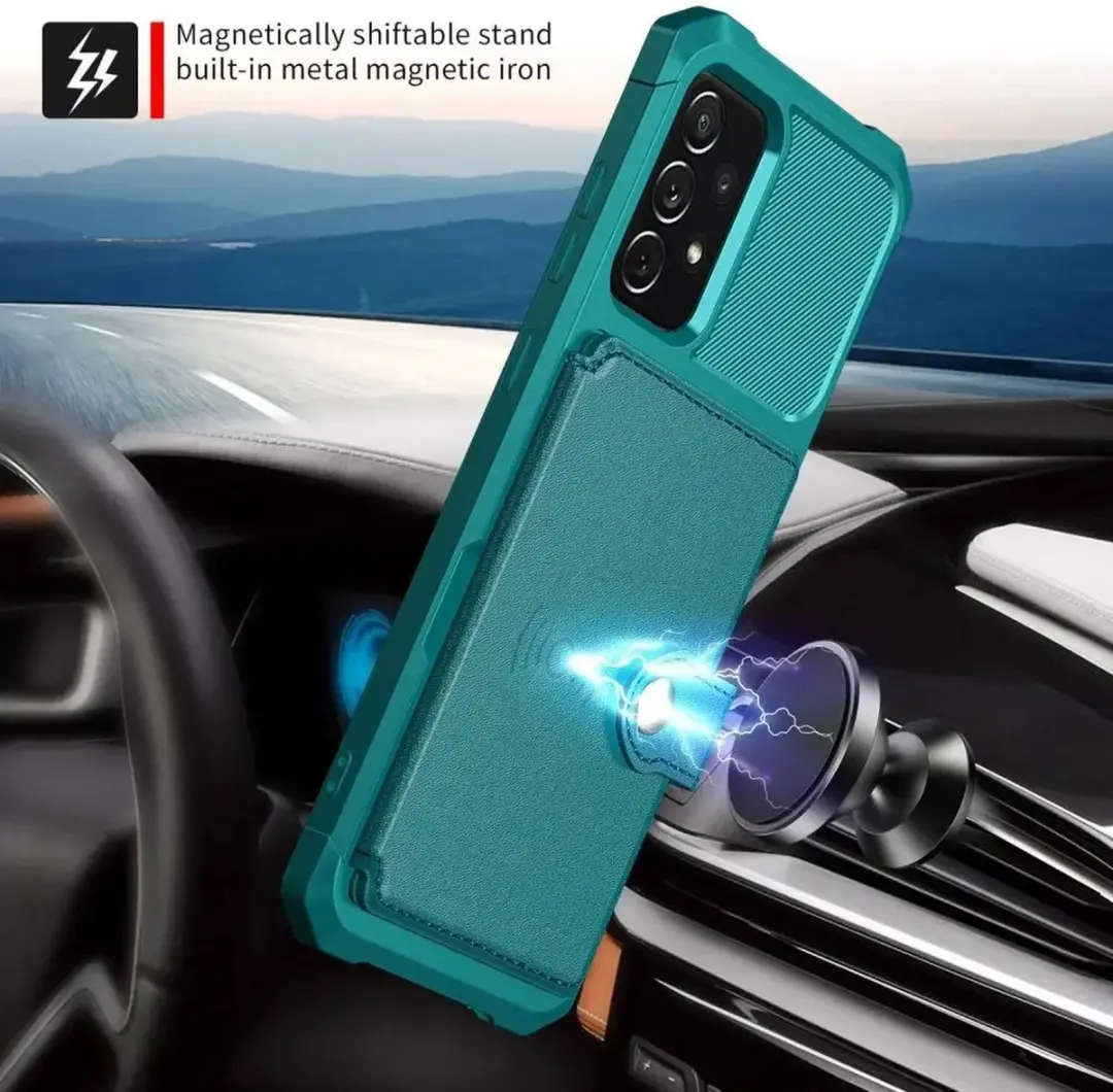 Selected Portemonnee Hoesje Samsung Galaxy A53 - 4 Pasjes - Groen - afbeelding 6 van 6