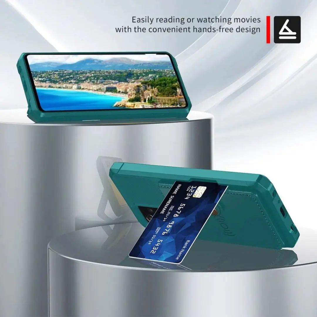 Selected Portemonnee Hoesje Samsung Galaxy A53 - 4 Pasjes - Groen