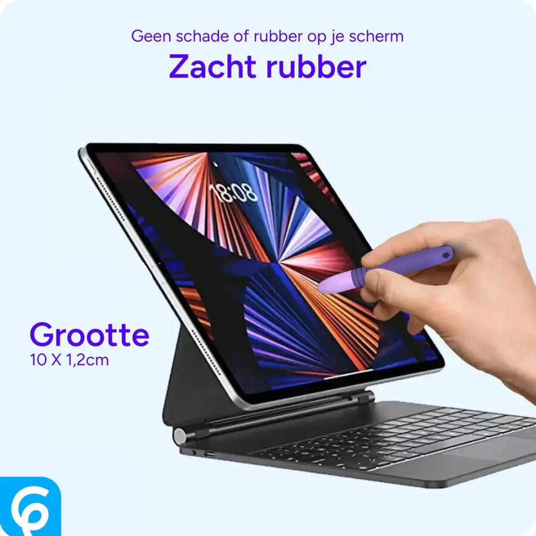 Selected SBG Zachte Kindvriendelijke Stylus Pen - Paars
