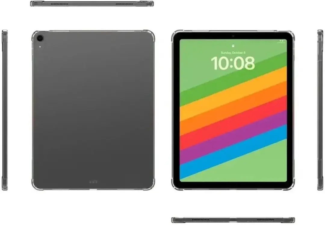 Selected by GSMpunt Schokbestendige TPU Hoes Transparant - iPad Air 13 (2024)