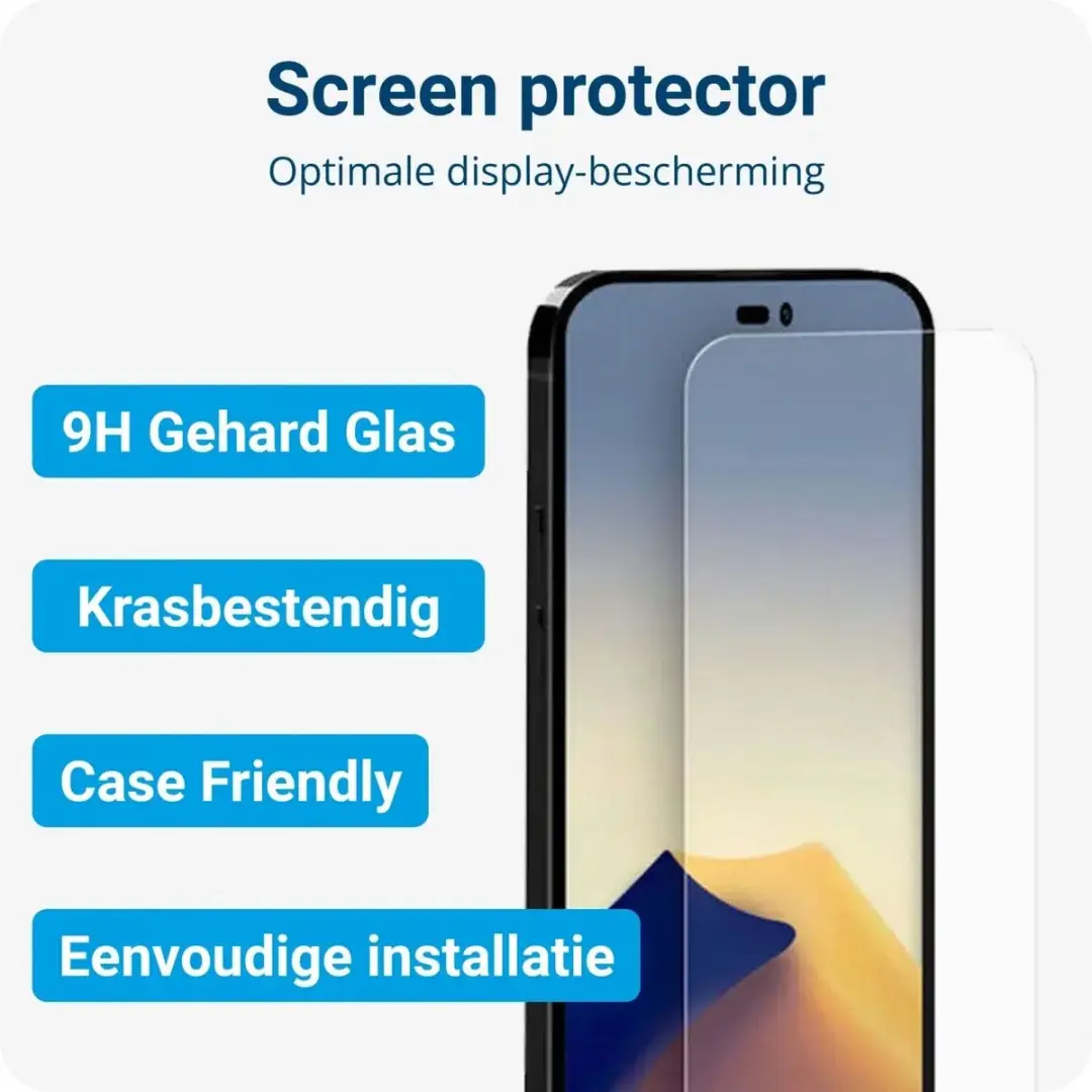 Selected iPhone 14 Pro Max 3-in-1 Set - Transparant