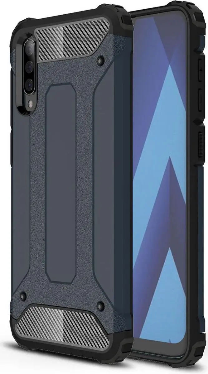 Selected Shock Proof Hoesje Samsung Galaxy A50 - Donkerblauw
