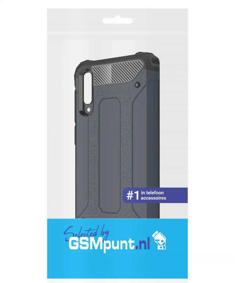 Selected Shock Proof Hoesje Samsung Galaxy A50 - Donkerblauw
