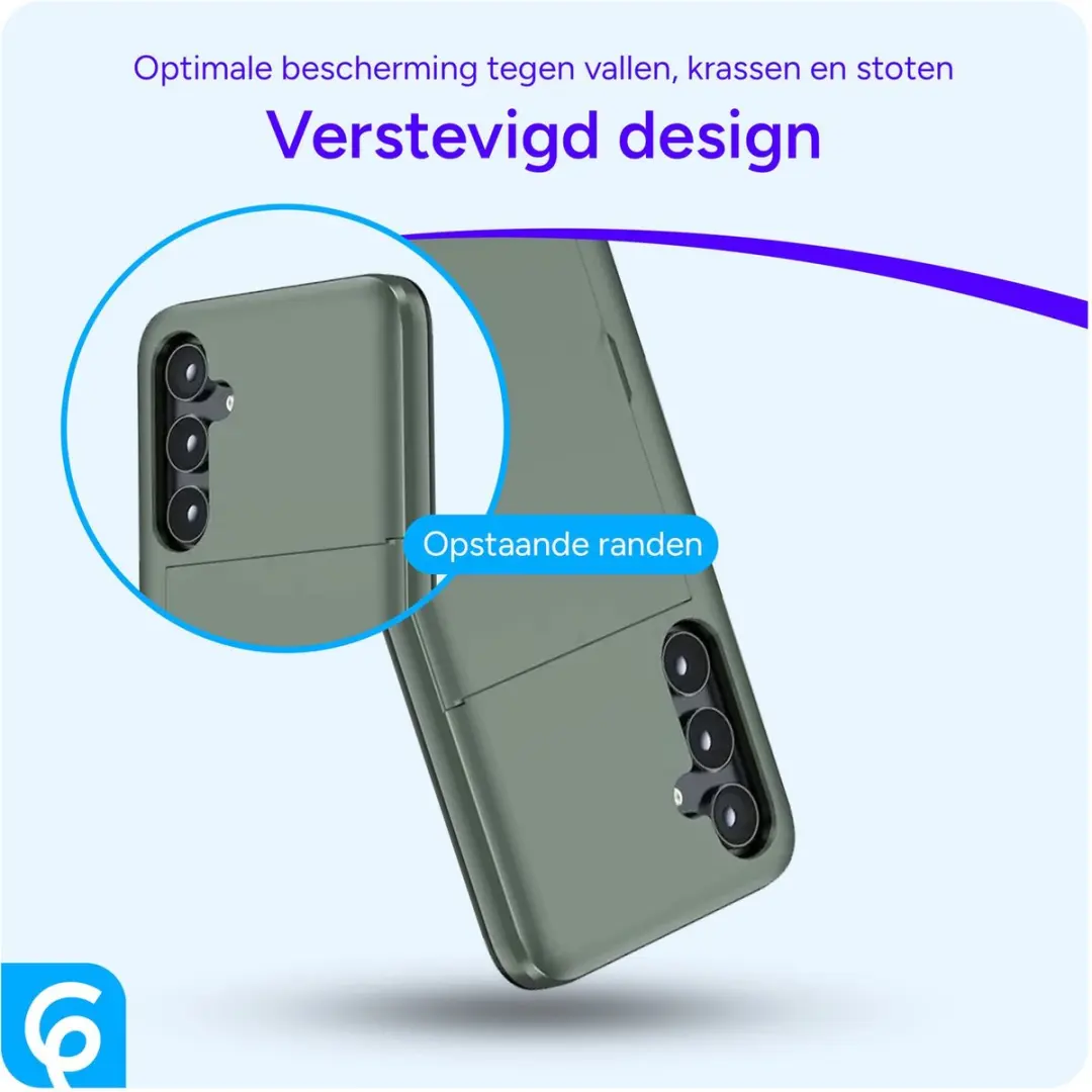Selected Hoesje Samsung Galaxy S26 Kaarthouder Groen