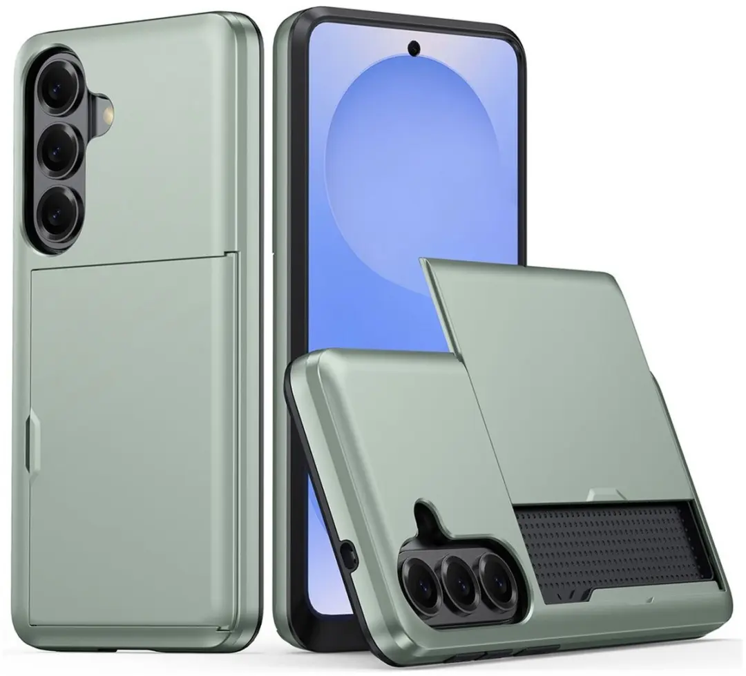 Selected Hoesje Samsung Galaxy S26 Kaarthouder Groen