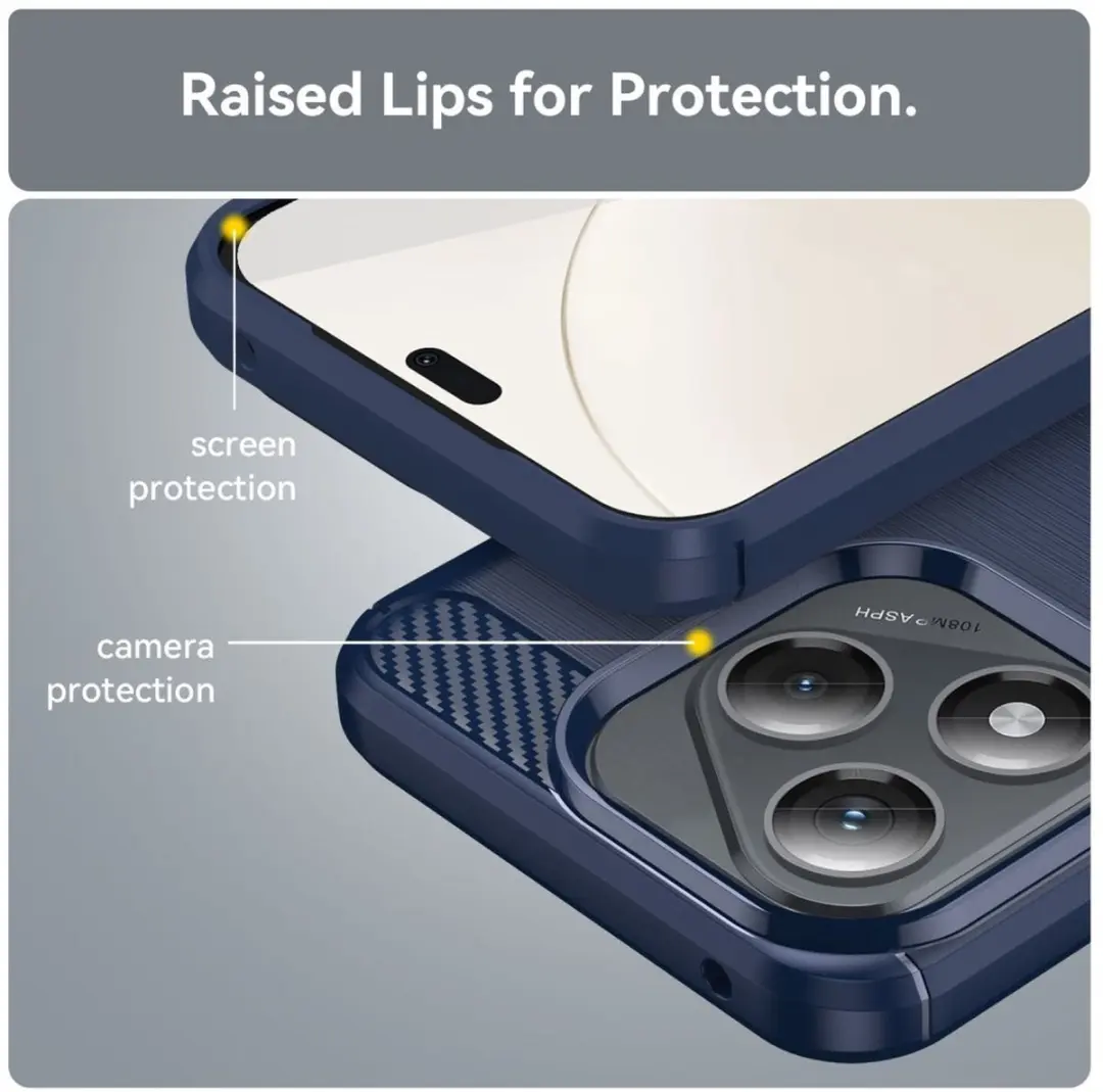 Selected TPU Hoesje Honor 400 Lite - Blauw