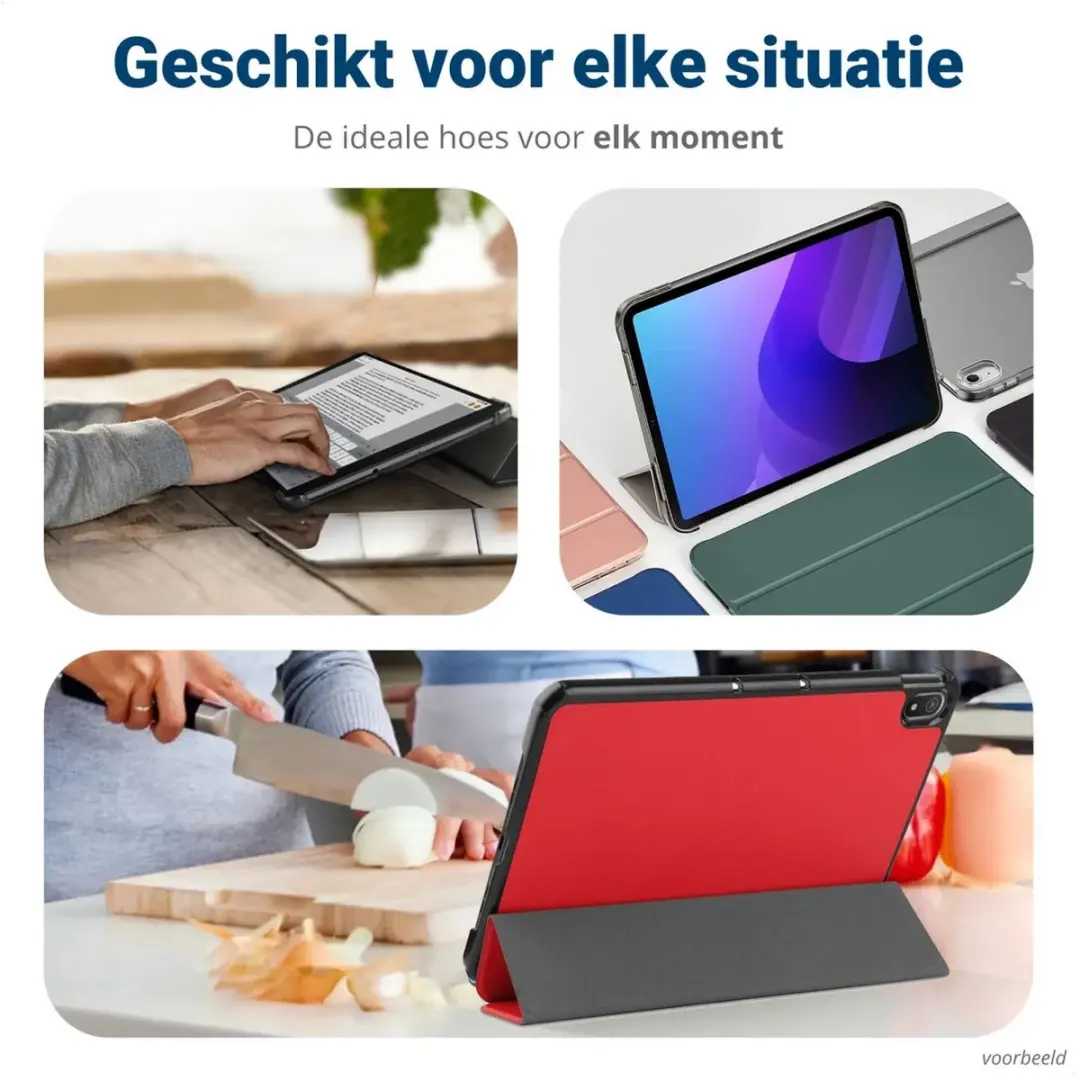 Selected by GSMpunt Samsung Galaxy Tab A11 Book Case - Rood