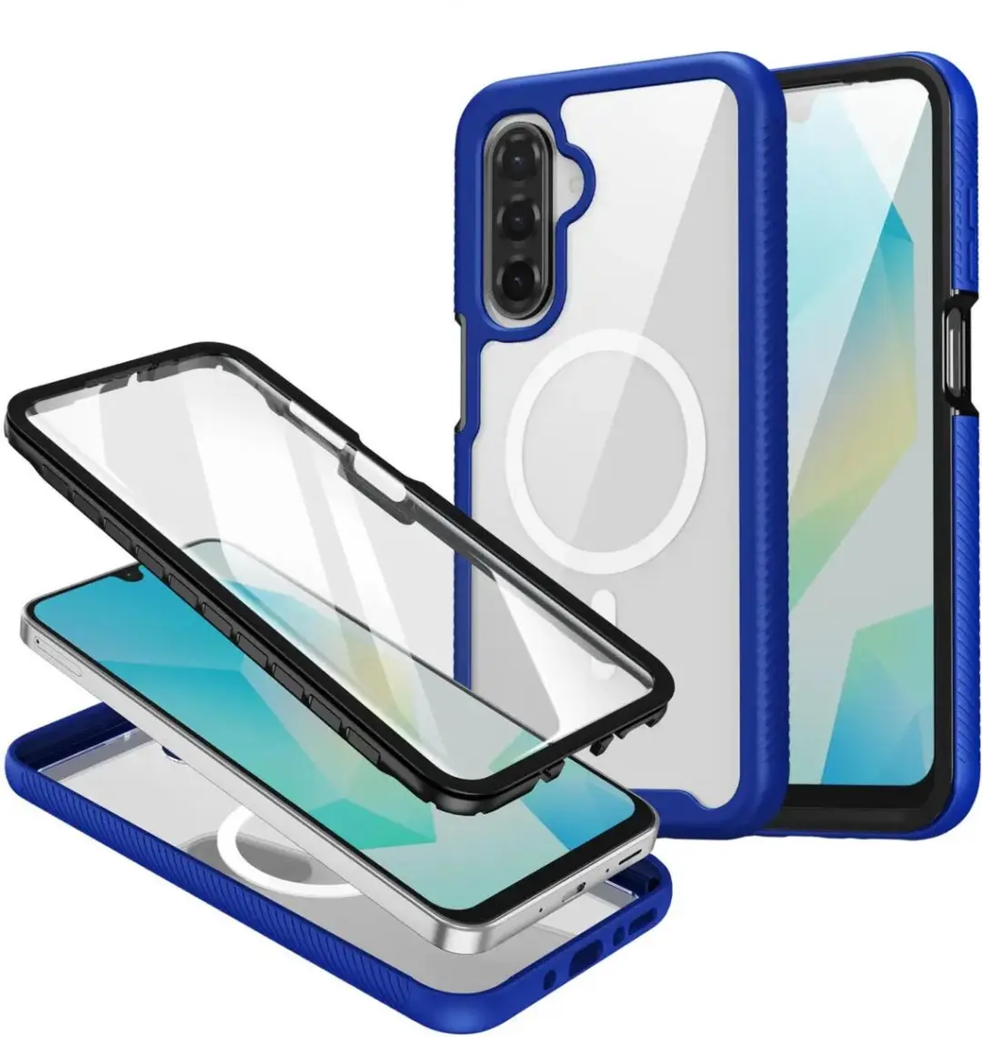 Selected Hoesje Samsung Galaxy A26 MagSafe Blauw - Schokbestendig