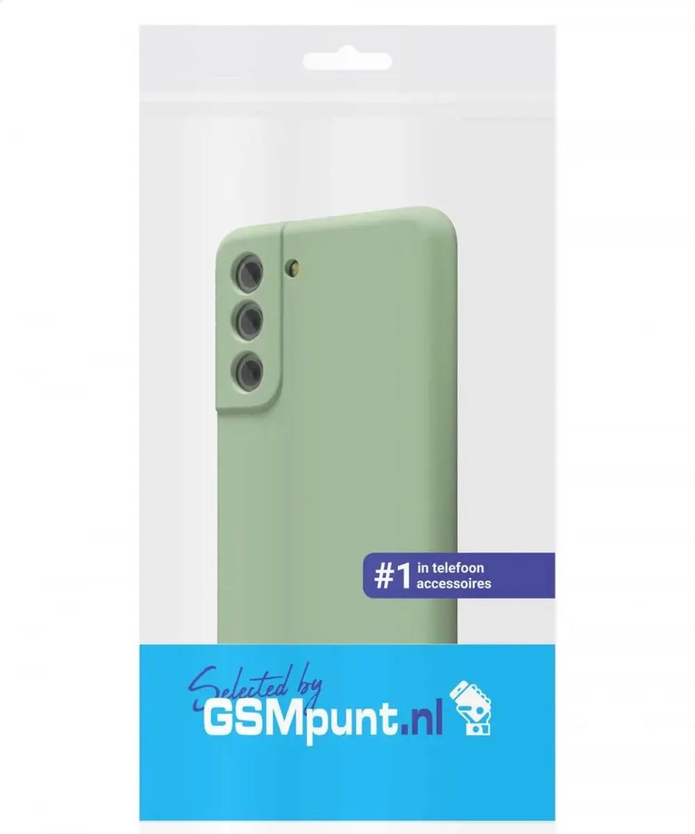 Selected Hoesje Samsung Galaxy S21 Groen - Dun TPU