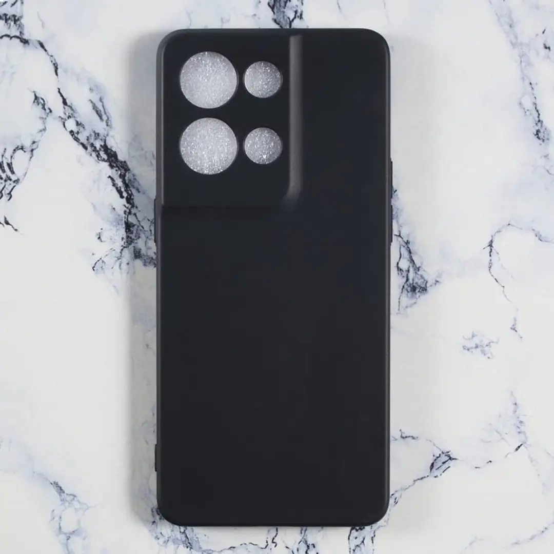 Selected Dun TPU Hoesje Oppo Reno 8 Pro - Zwart