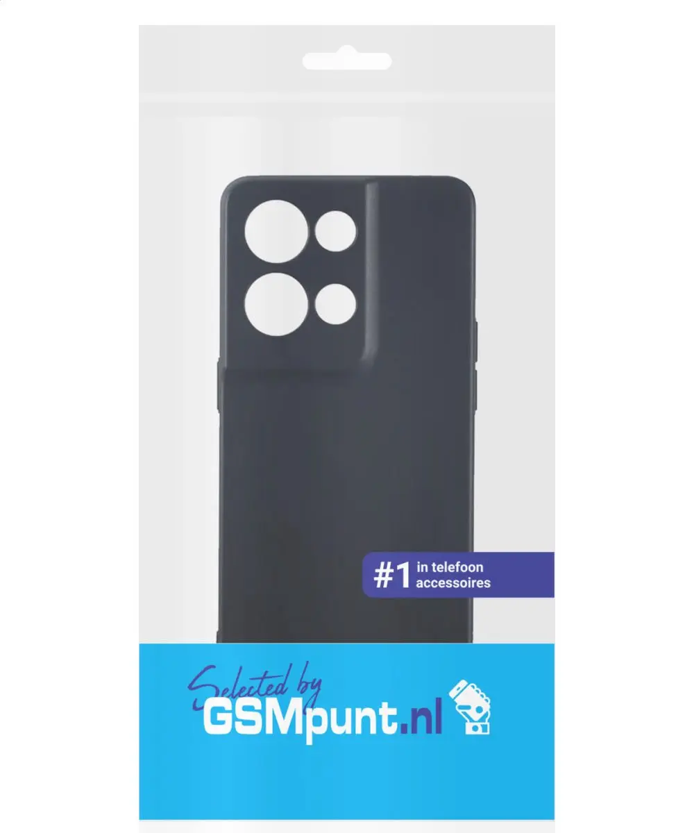 Selected Dun TPU Hoesje Oppo Reno 8 Pro - Zwart - afbeelding 6 van 6