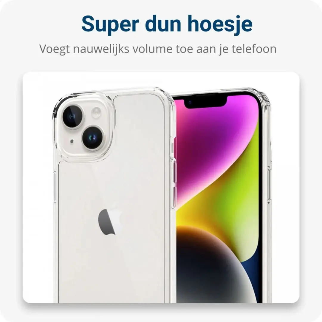 Selected Schokbestendig Hoesje iPhone 15 Plus - Transparant