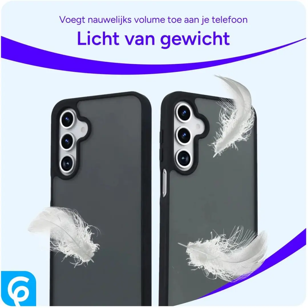 Selected Hoesje Samsung Galaxy A17 Matte Back Cover - Zwart