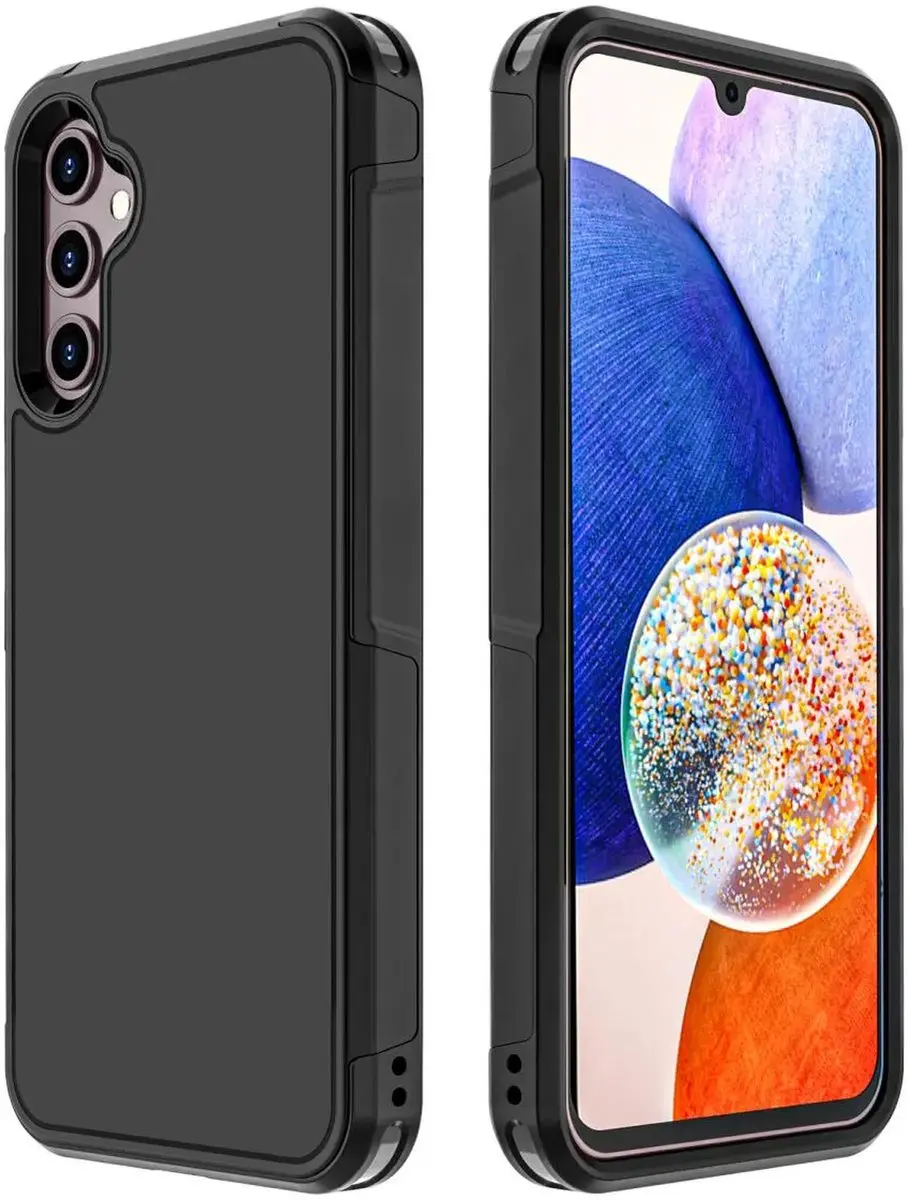 Selected by GSMpunt Samsung Galaxy A14 MagSafe Hoesje - Dual-Layer Zwart