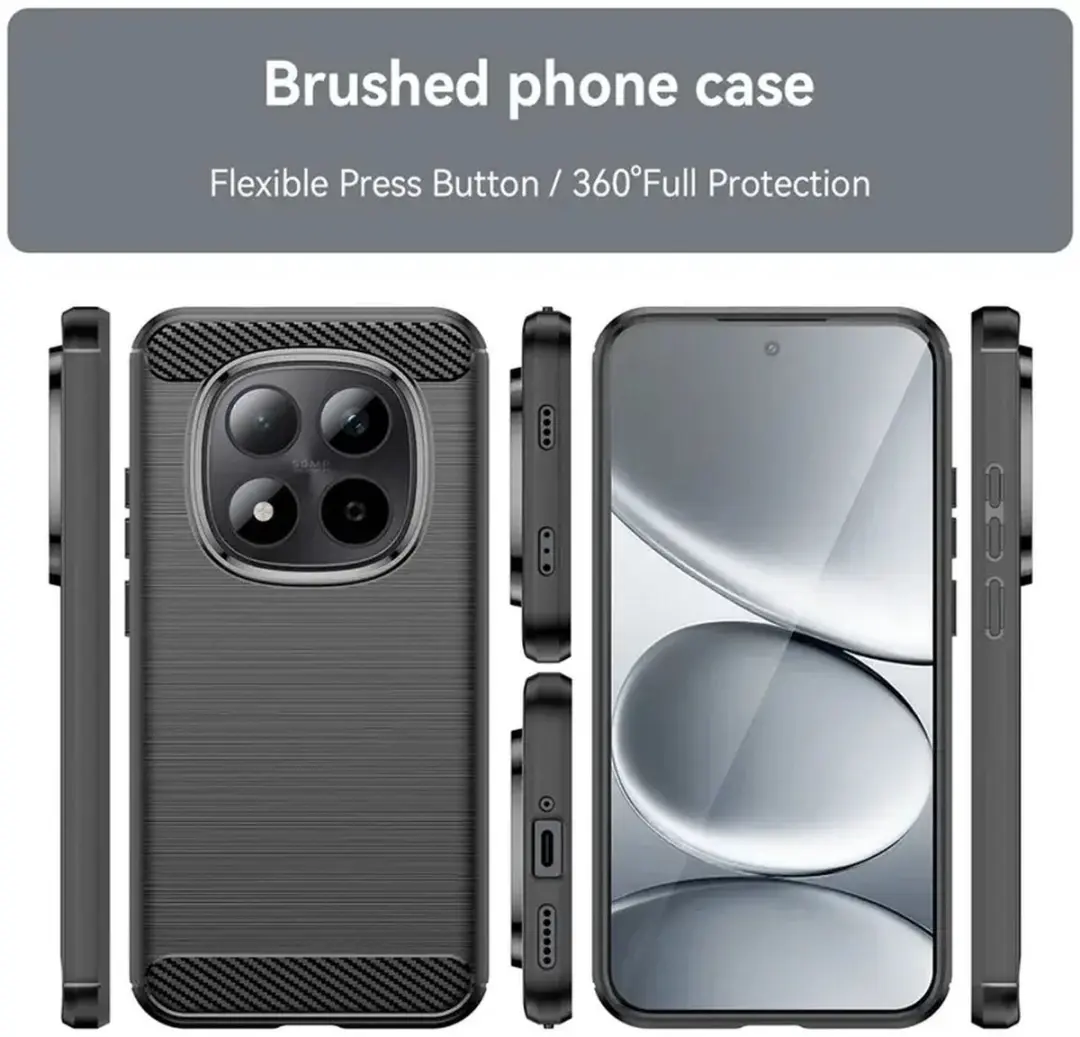Selected TPU Hoesje Xiaomi Redmi Note 15 Pro Plus - Zwart