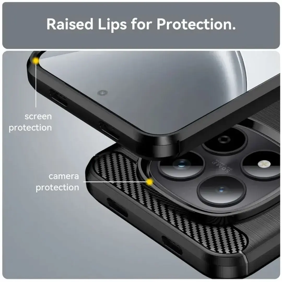 Selected TPU Hoesje Xiaomi Redmi Note 15 Pro Plus - Zwart - afbeelding 6 van 6
