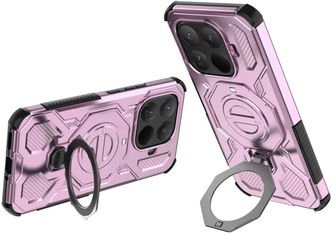 Selected Hoesje Xiaomi 15T Pro MagSafe Roze - 360° Draaibare Stand