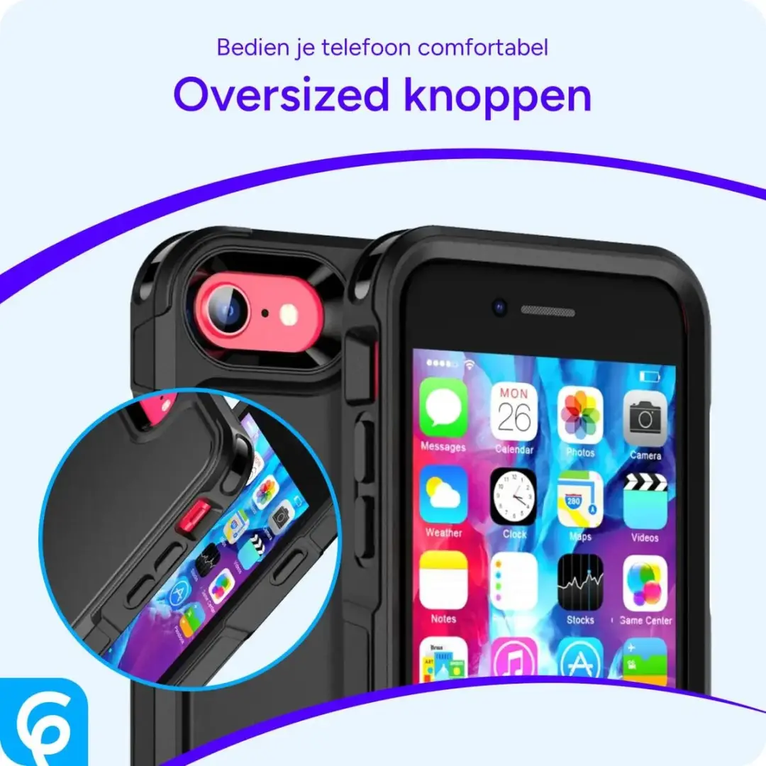 Selected by GSMpunt.nl iPhone SE Hoesje - MagSafe Zwart