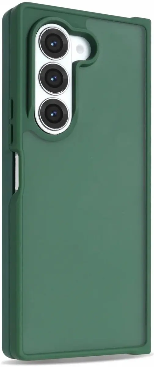 Selected Hoesje Samsung Galaxy Z Fold6 Groen - Matte Back Cover